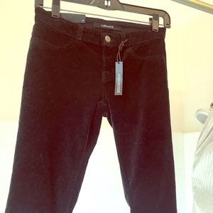JBrand Velvet Skinny Jeans - Black Sz 25